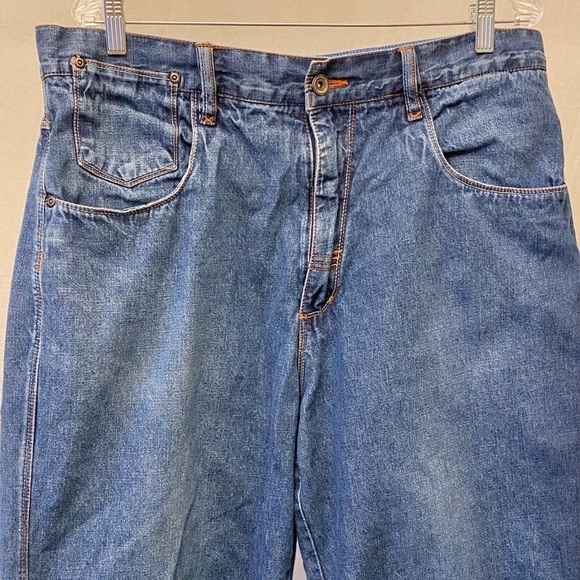 RARE ! Russell Character From Fat Albert FUBU Y2K Jeans Approx 36” x 31” - Picture 3 of 14